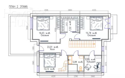 2-этажный таунхаус 335 м² с отделкой