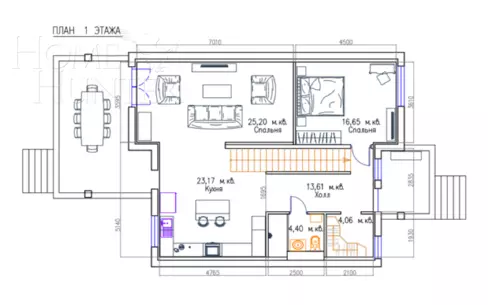 2-этажный таунхаус 335 м² с отделкой