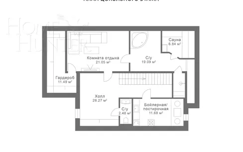 2-этажный таунхаус 335 м² с отделкой