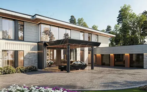 2-этажный коттедж 2 200 м² с отделкой