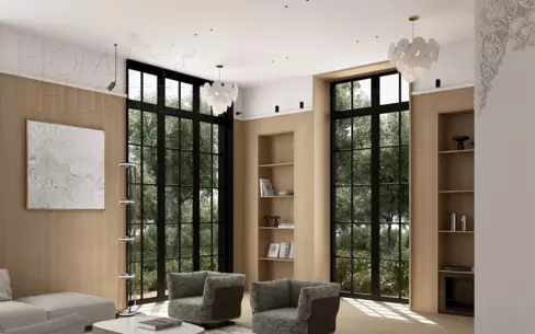 2-этажный коттедж 300 м² с отделкой