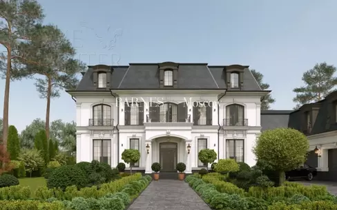 2-этажный коттедж 1 250 м² без отделки
