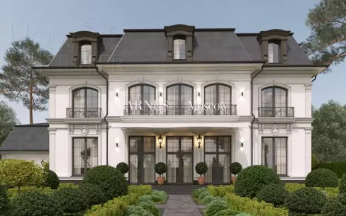 2-этажный коттедж 1 250 м² без отделки