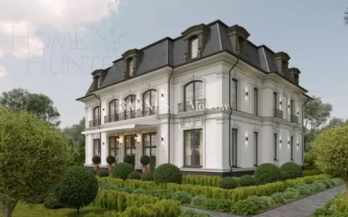 2-этажный коттедж 1 250 м² без отделки