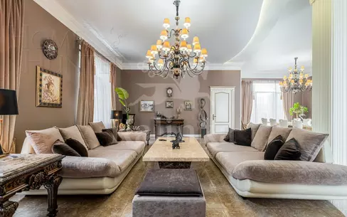 2-этажный коттедж 600 м² с отделкой