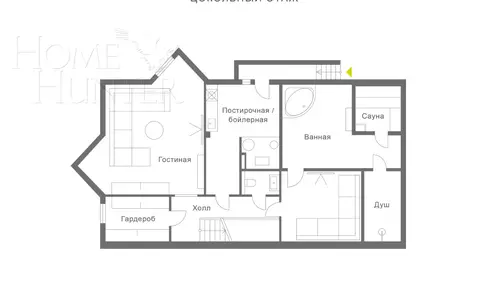 2-этажный таунхаус 465 м² с отделкой
