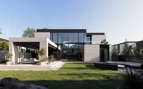 2-этажный коттедж 550 м² без отделки