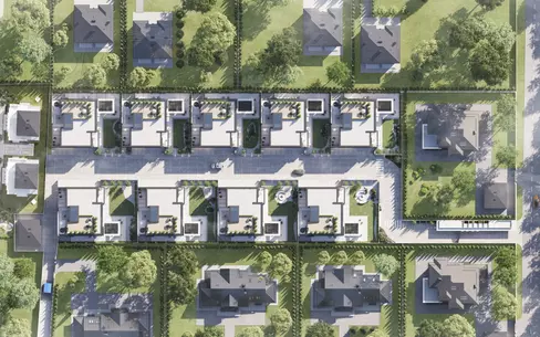 2-этажный коттедж 550 м² без отделки