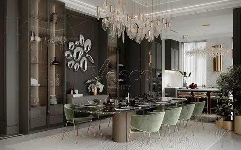 2-этажный коттедж 800 м² с отделкой