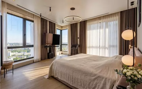 3-КОМН. КВАРТИРА С ОТДЕЛКОЙ 108.6 М² НА 52 ЭТАЖЕ