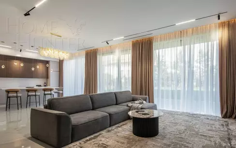 2-этажный коттедж 500 м² с отделкой