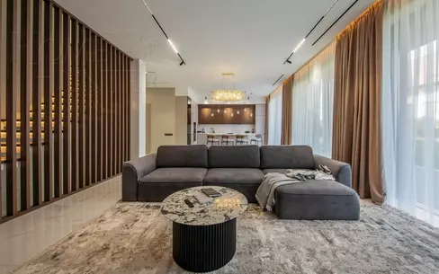 2-этажный коттедж 500 м² с отделкой