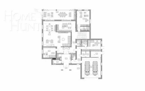 2-этажный коттедж 575 м² без отделки