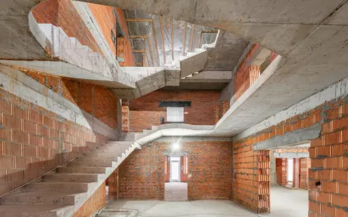 2-этажный коттедж 860 м² без отделки