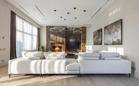 2-этажный коттедж 380 м² с отделкой