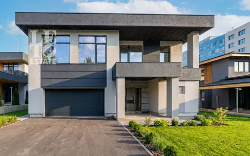 2-этажный коттедж 450 м² без отделки