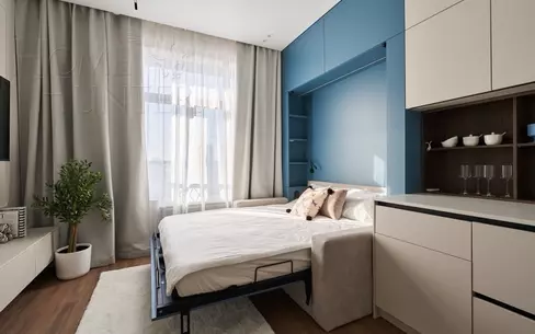 1-КОМН. КВАРТИРА С ОТДЕЛКОЙ 24.4 М² НА 17 ЭТАЖЕ
