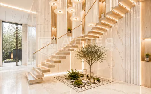 3-этажный коттедж 1 450 м² с отделкой