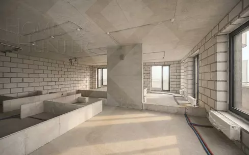3-КОМН. КВАРТИРА БЕЗ ОТДЕЛКИ 120 М² НА 9 ЭТАЖЕ