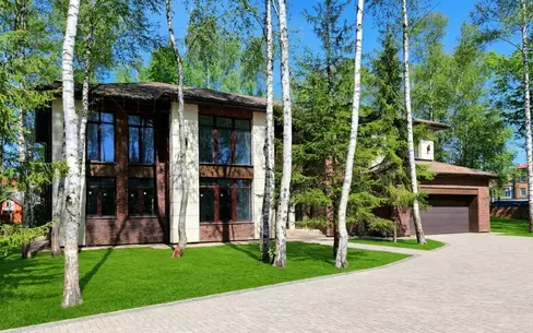 2-этажный коттедж 500 м² без отделки