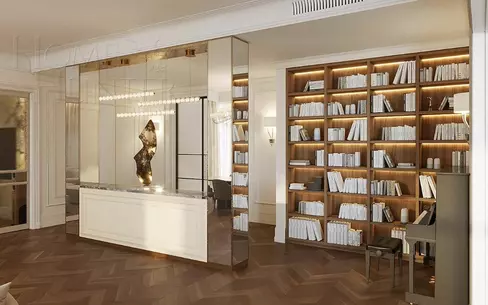 2-этажный коттедж 500 м² с отделкой