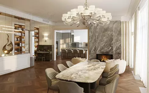 2-этажный коттедж 500 м² с отделкой