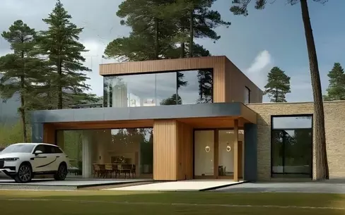 2-этажный коттедж 300 м² без отделки