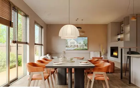 2-этажный коттедж 350 м² без отделки