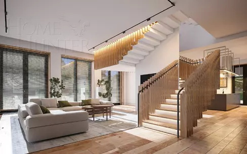 3-этажный коттедж 1 200 м² без отделки