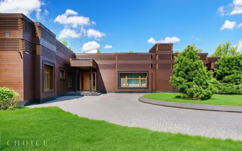 1-этажный коттедж 490 м² с отделкой