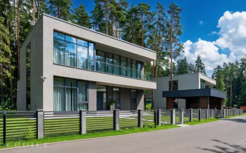 2-этажный коттедж 380 м² с отделкой