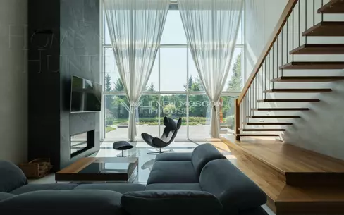 2-этажный коттедж 650 м² с отделкой
