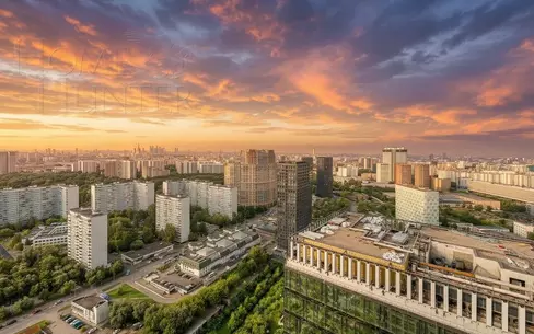 4-КОМН. ПЕНТХАУС БЕЗ ОТДЕЛКИ 156.9 М² НА 34 ЭТАЖЕ