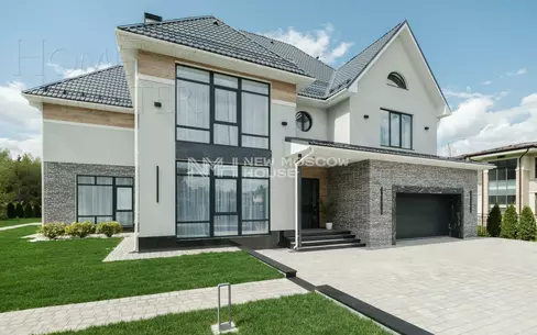2-этажный коттедж 600 м² с отделкой
