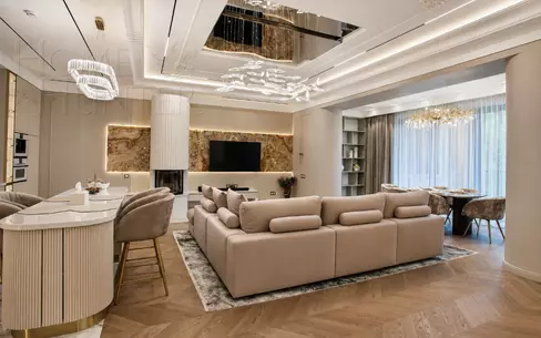 2-этажный таунхаус 300 м² с отделкой