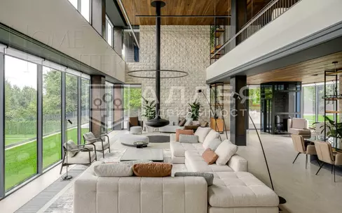 3-этажный коттедж 2 150 м² с отделкой