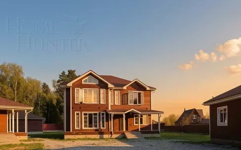 2-этажный коттедж 379.4 м² с отделкой