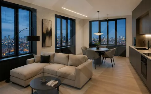 3-КОМН. КВАРТИРА С ОТДЕЛКОЙ 110 М² НА 9 ЭТАЖЕ