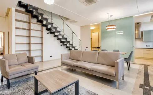 2-УРОВНЕВАЯ КВАРТИРА С ОТДЕЛКОЙ 185 М² НА 3 ЭТАЖЕ
