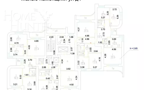 3-КОМН. КВАРТИРА С ОТДЕЛКОЙ 102.5 М² НА 10 ЭТАЖЕ