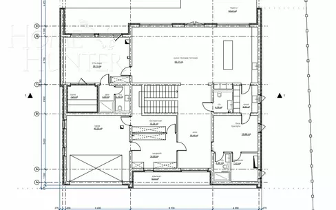 2-этажный коттедж 604 м² без отделки