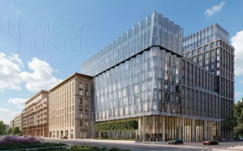 2-КОМН. АПАРТАМЕНТЫ БЕЗ ОТДЕЛКИ 46.4 М² НА 3 ЭТАЖЕ