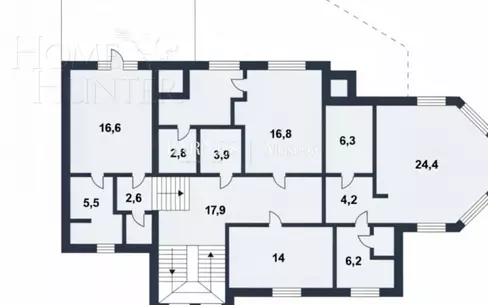 2-этажный коттедж 391 м² без отделки