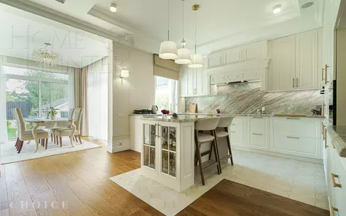 2-этажный коттедж 400 м² с отделкой