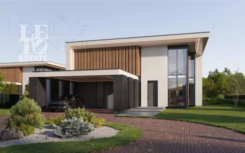 2-этажный коттедж 390 м² без отделки