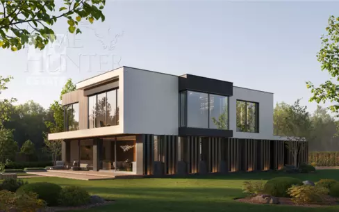 1-этажный коттедж 380 м² без отделки