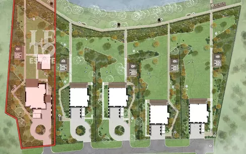 2-этажный коттедж 540 м² без отделки