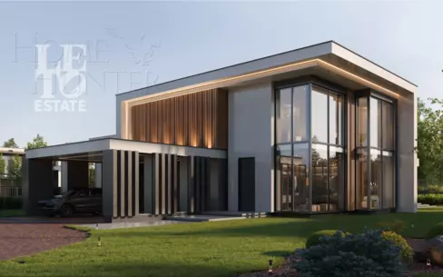 1-этажный коттедж 380 м² без отделки