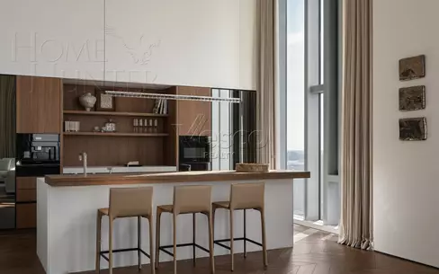2-УРОВНЕВЫЙ ПЕНТХАУС С ОТДЕЛКОЙ 465.5 М² НА 52 ЭТАЖЕ