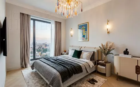 4-КОМН. КВАРТИРА С ОТДЕЛКОЙ 135 М² НА 35 ЭТАЖЕ